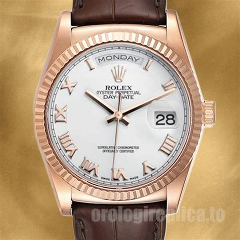 rolex day cinturino pelle prezzo|Rolex Day.